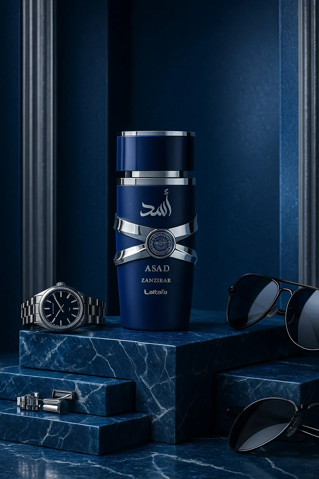 Perfume Asad Zanzibar Lattafa Eau de Parfum Masculino 100ml
