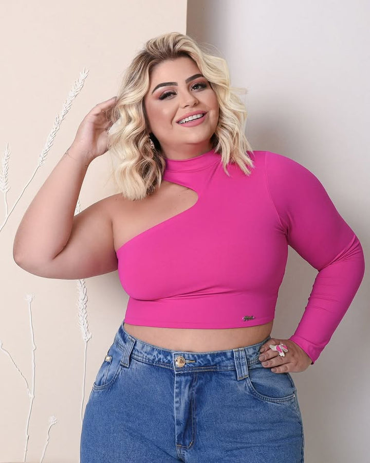 Calça Jeans Feminina Plus Size Fofinha Mom