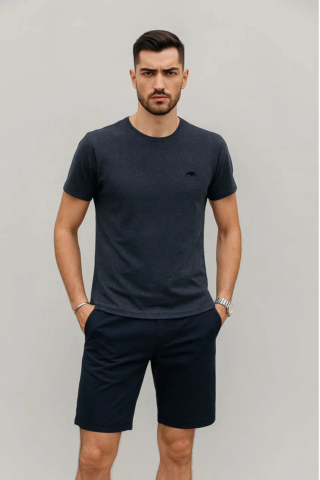 Camiseta Men Mamutinho Mesclada Leon