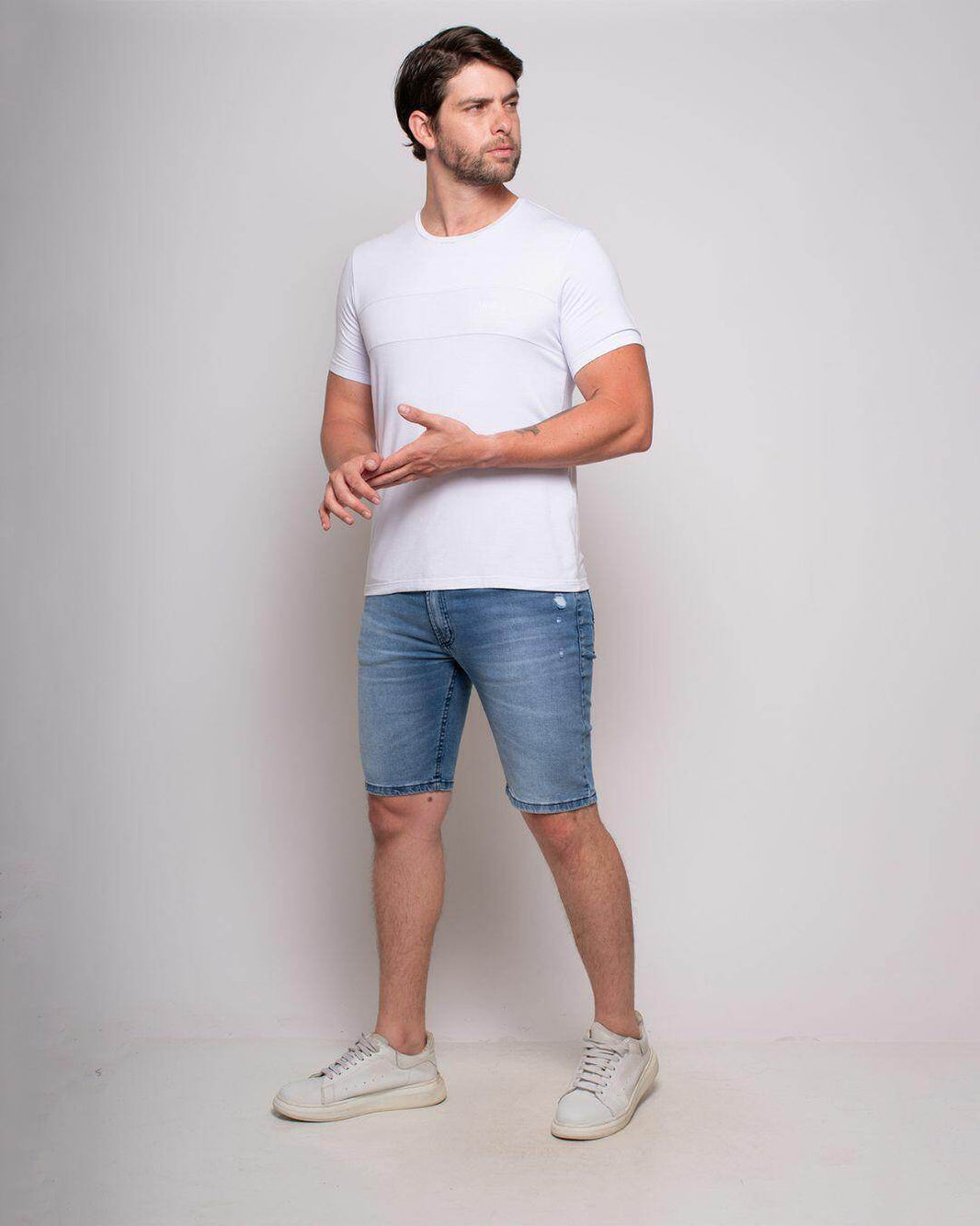 Bermuda Jeans Slim UrbanMen Leon - Leon Elegance