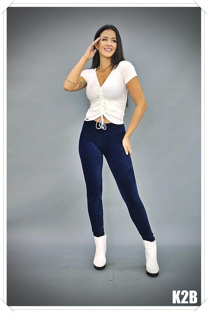 Calça Legging Dália Aveludada Leon - Leon Elegance