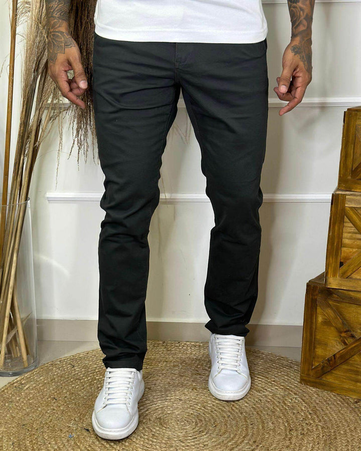 Calça de Sarja Skinny Modern Leon - Leon Elegance