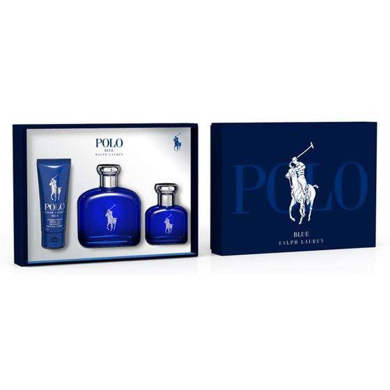 Ralph Lauren Kit Masculino Presenteável Polo Blue EDT - Leon Elegance