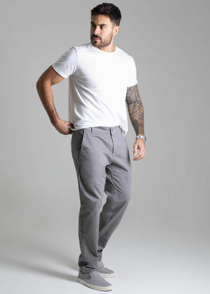 Calça de Sarja Skinny Esporte Fino Leon - Leon Elegance