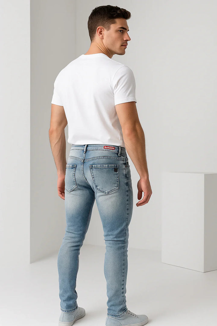 Calça Jeans Supe Skinny Destroye Leon