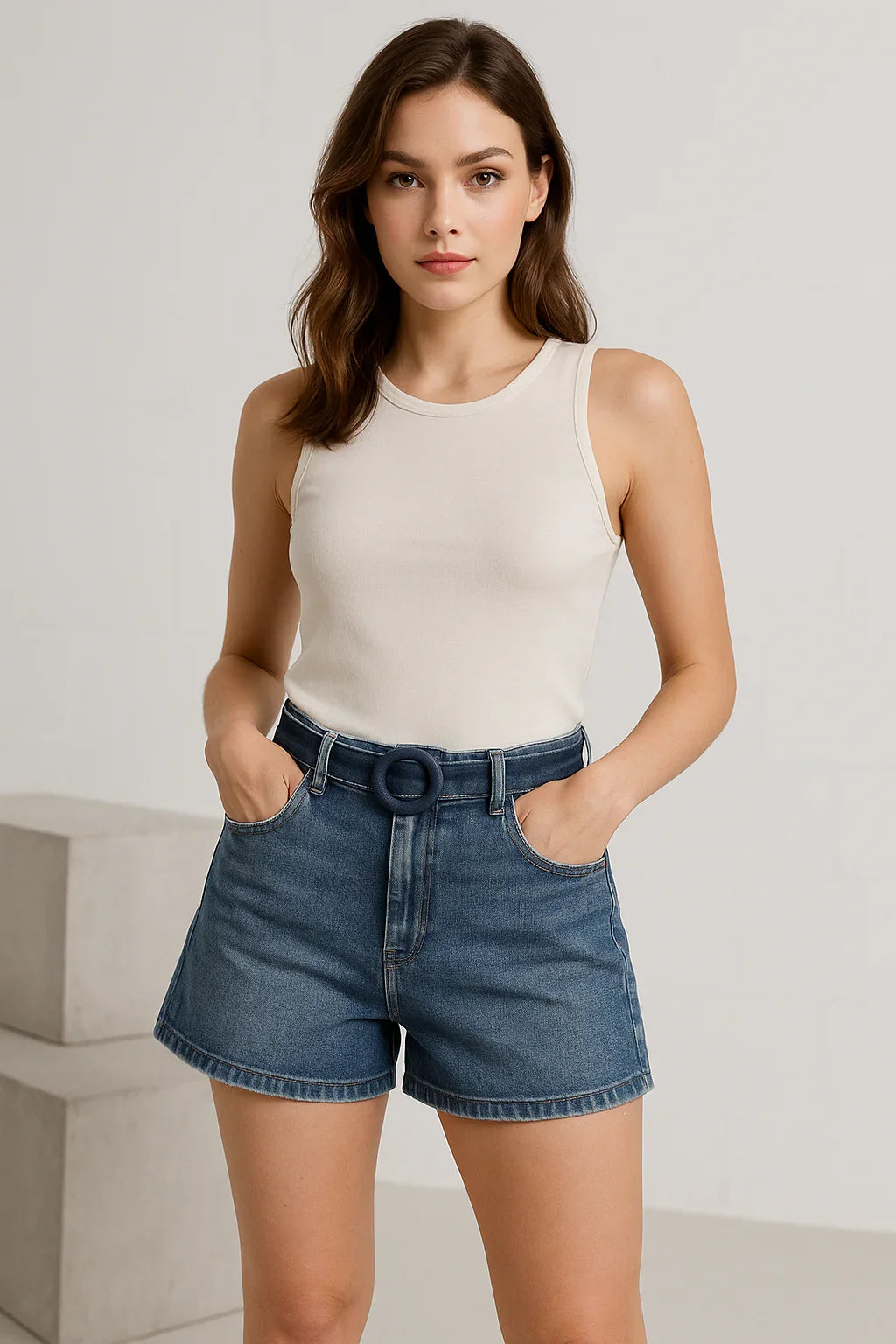 Shorts Comfo Com cinto
