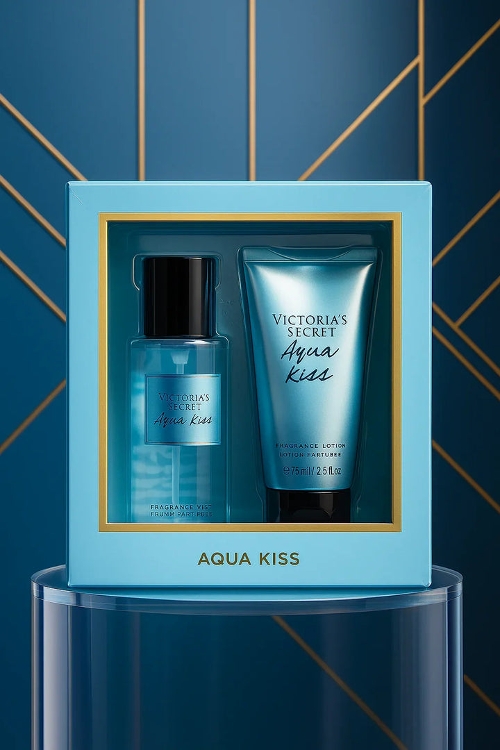 Kit Victoria’s Secret Aqua Kiss Body Splash Feminino