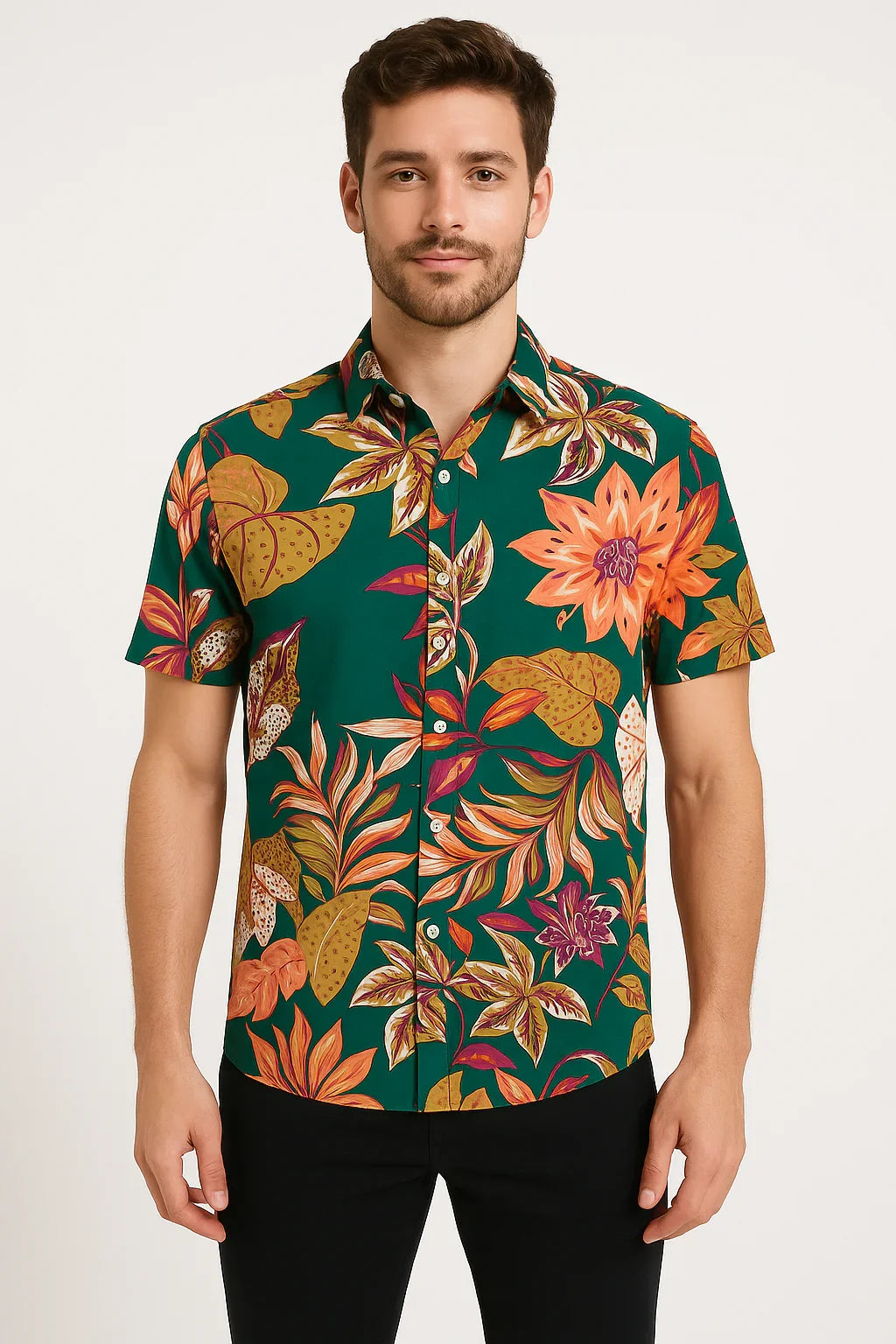 Camisa Men FloralDuo Leon