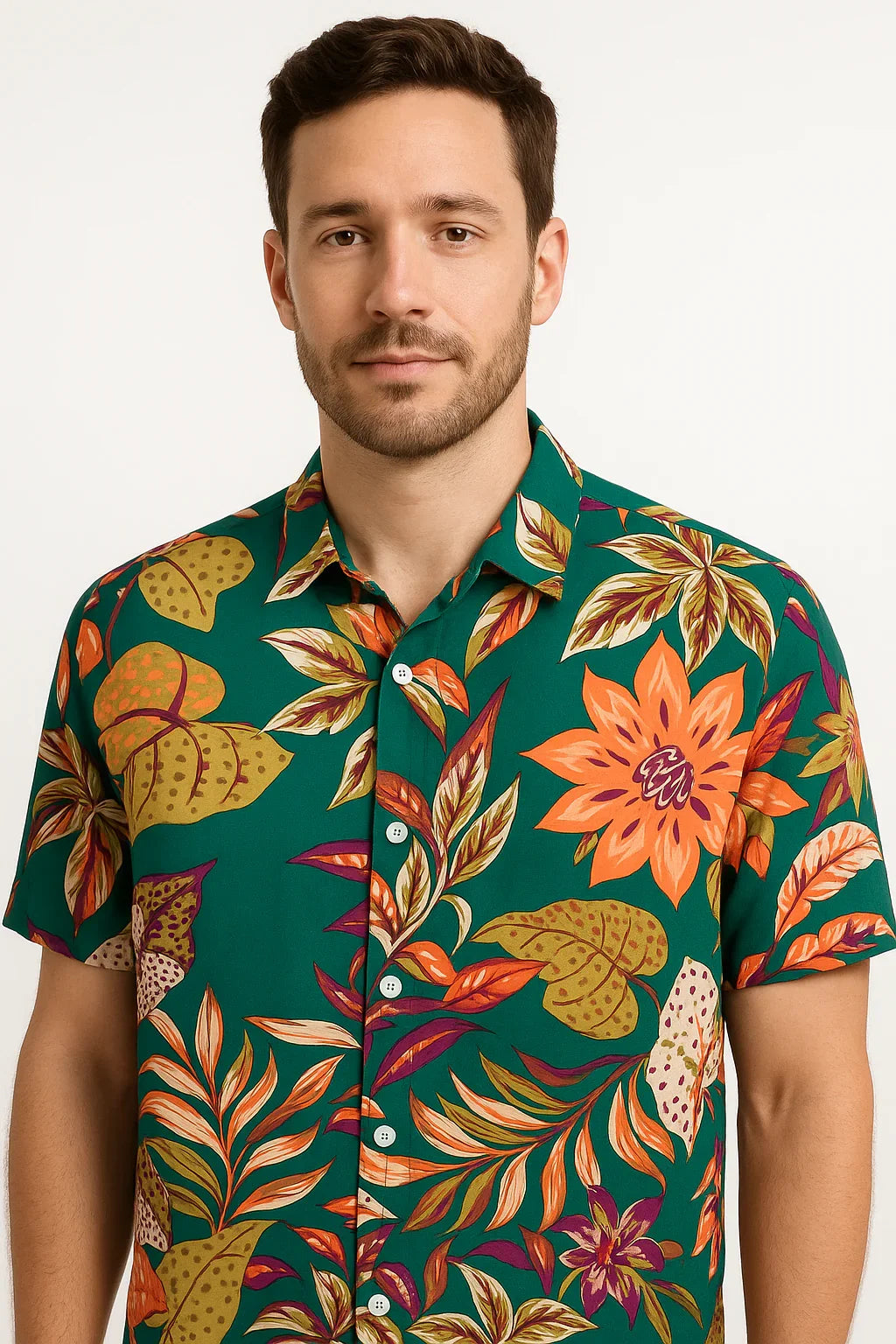 Camisa Men FloralDuo Leon