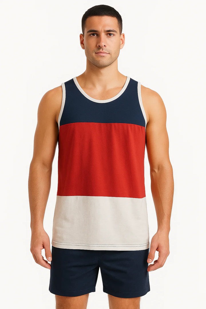 Regata Masculina Tricolor