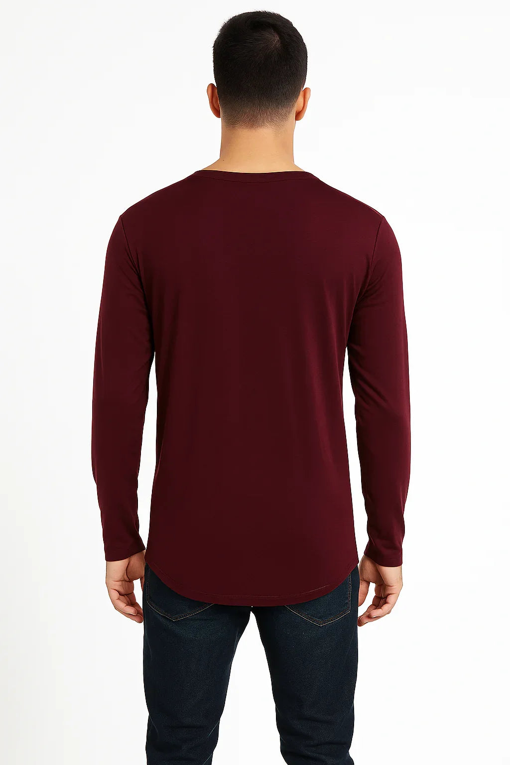 Blusa Manga Longa  com Recortes