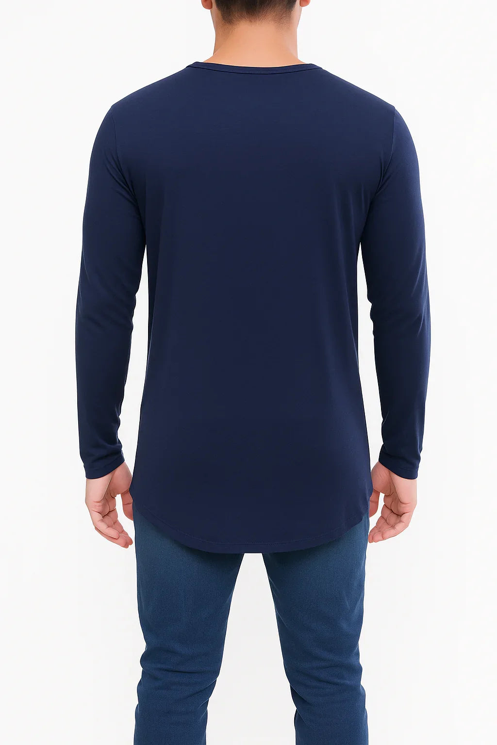 Blusa Manga Longa  com Recortes