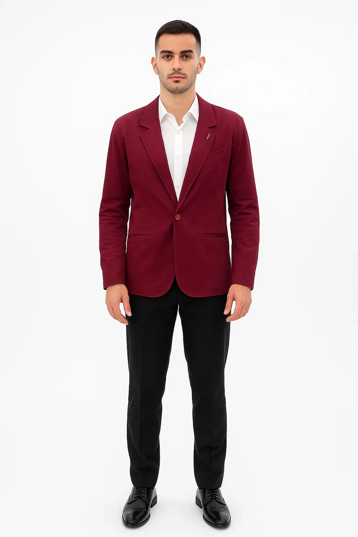 Blazer Feminino Vinho Alfaiataria