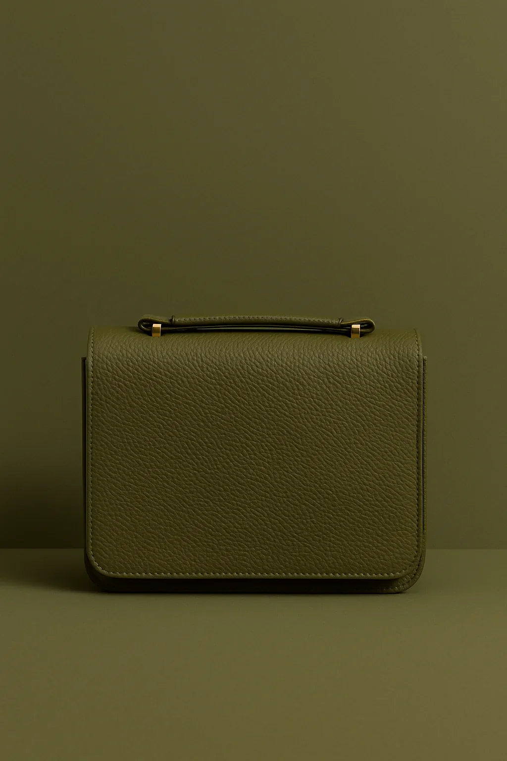 Bolsa Feminina Tiracolo Verde Oliva V Dourado