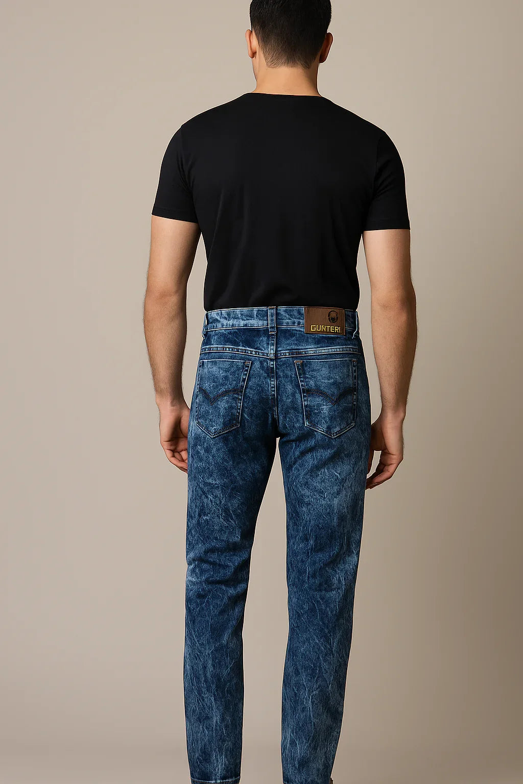 Calça Jeans Masculina Estonada