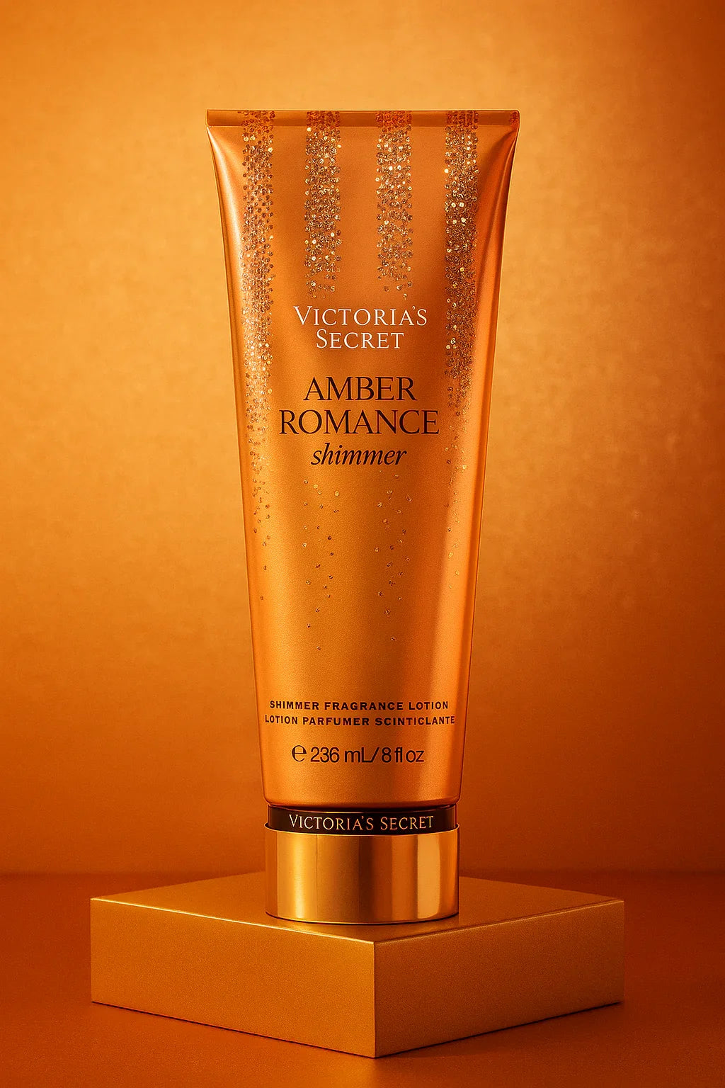 Loção Corporal Victoria’s Secret Amber Romance Shimmer Feminino 236ml