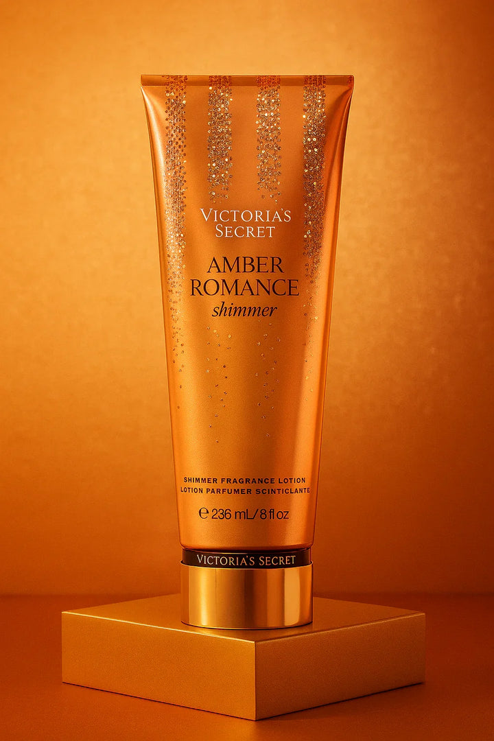 Loção Corporal Victoria’s Secret Amber Romance Shimmer Feminino 236ml