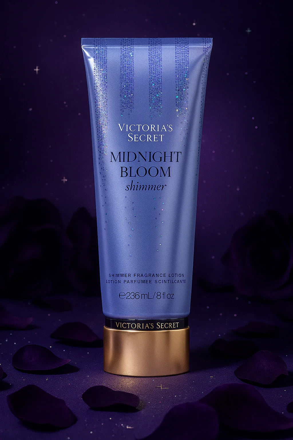 Loção Corporal Victoria’s Secret Midnight Bloom Shimmer Feminino 236ml
