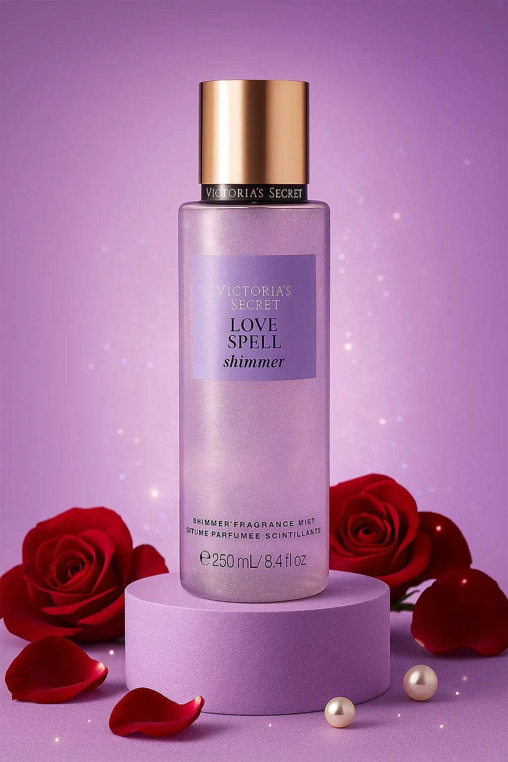 Body Splash Victoria’s Secret Love Spell Shimmer Feminino 250ml