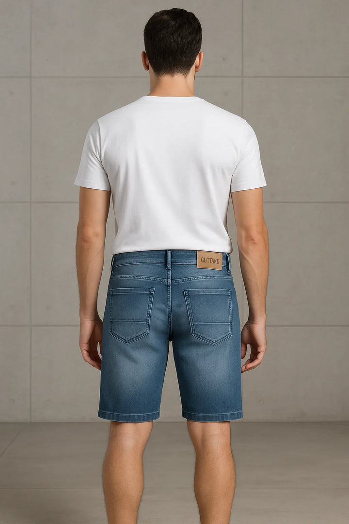 Bermuda Masculina Jeans Tradicional  Azul Claro