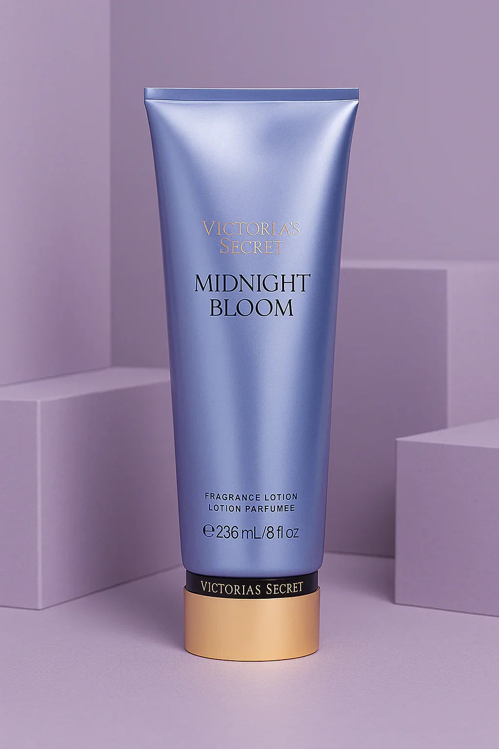Kit Victoria’s Secret Midnight Bloom Body Splash 250 mL + Loção 236 mL