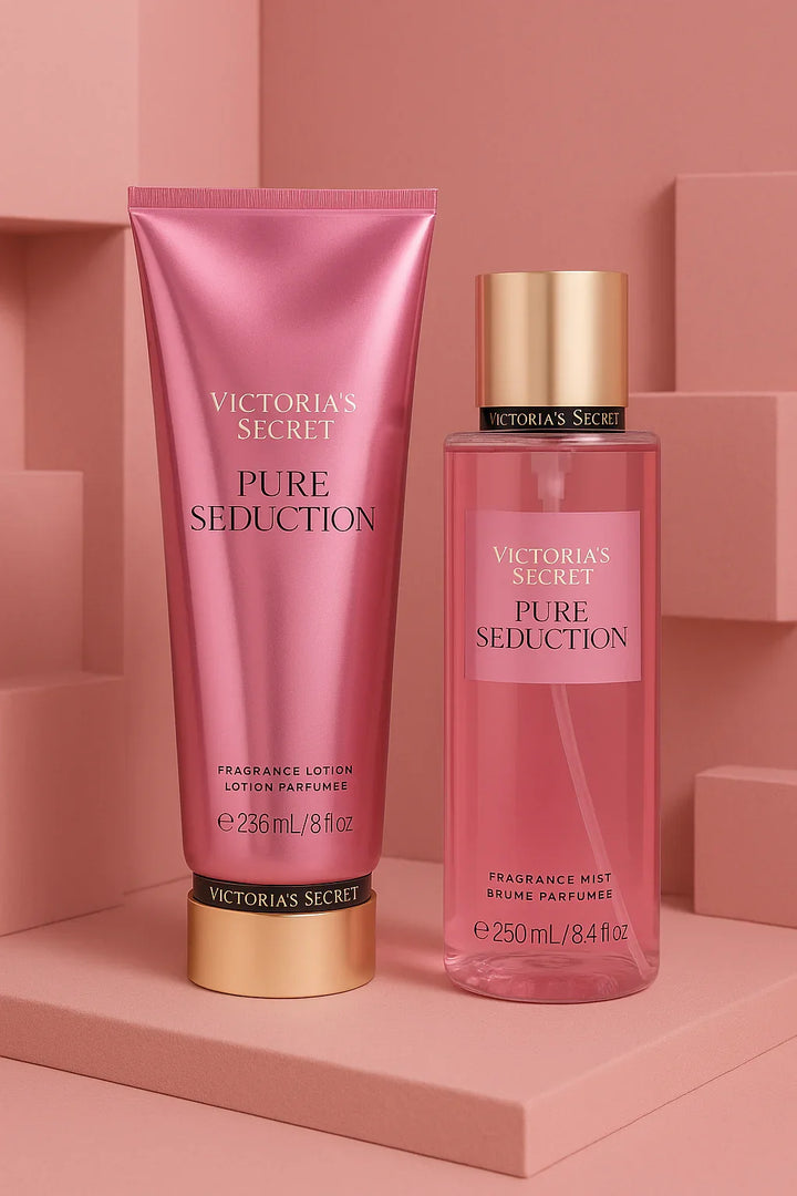 Kit Victoria’s Secret Pure Seduction  Body Splash 250 mL + Loção 236 mL