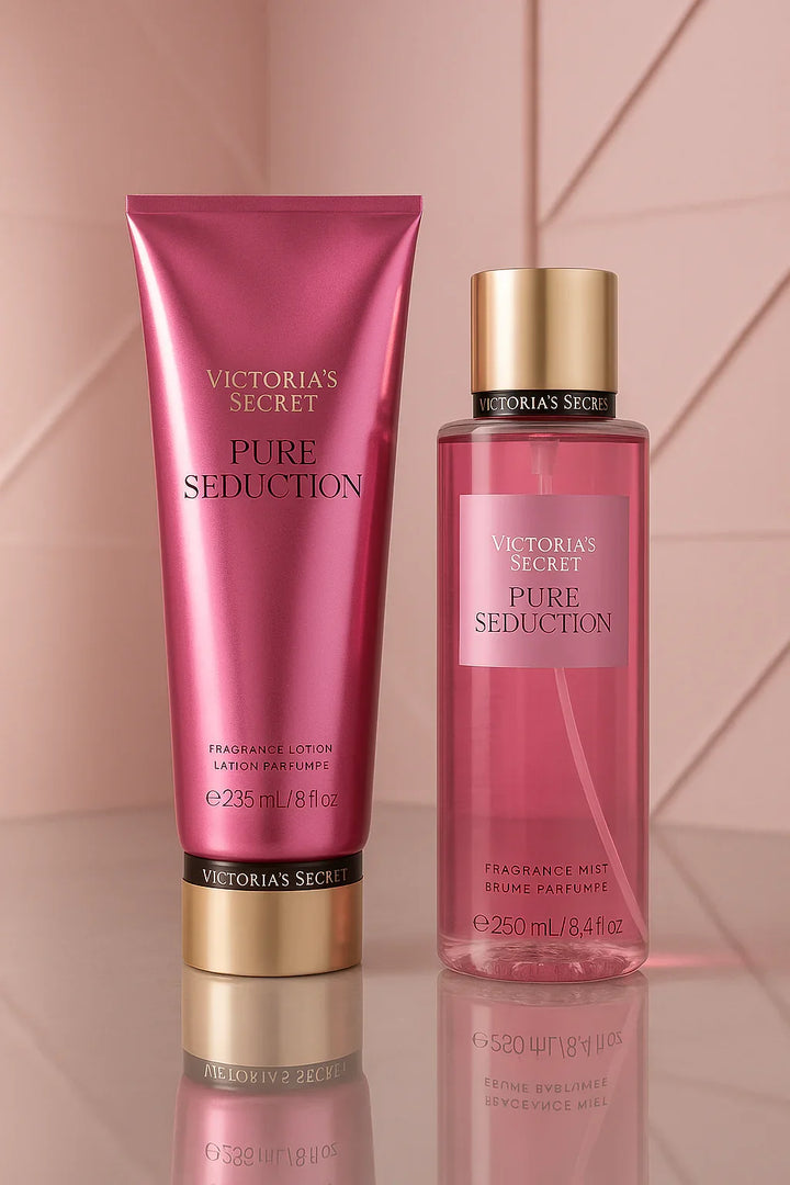 Kit Victoria’s Secret Pure Seduction  Body Splash 250 mL + Loção 236 mL