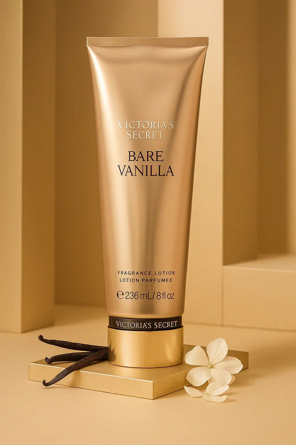 Kit Victoria’s Secret Bare Vanilla Body Splash 250 mL + Loção 236 mL