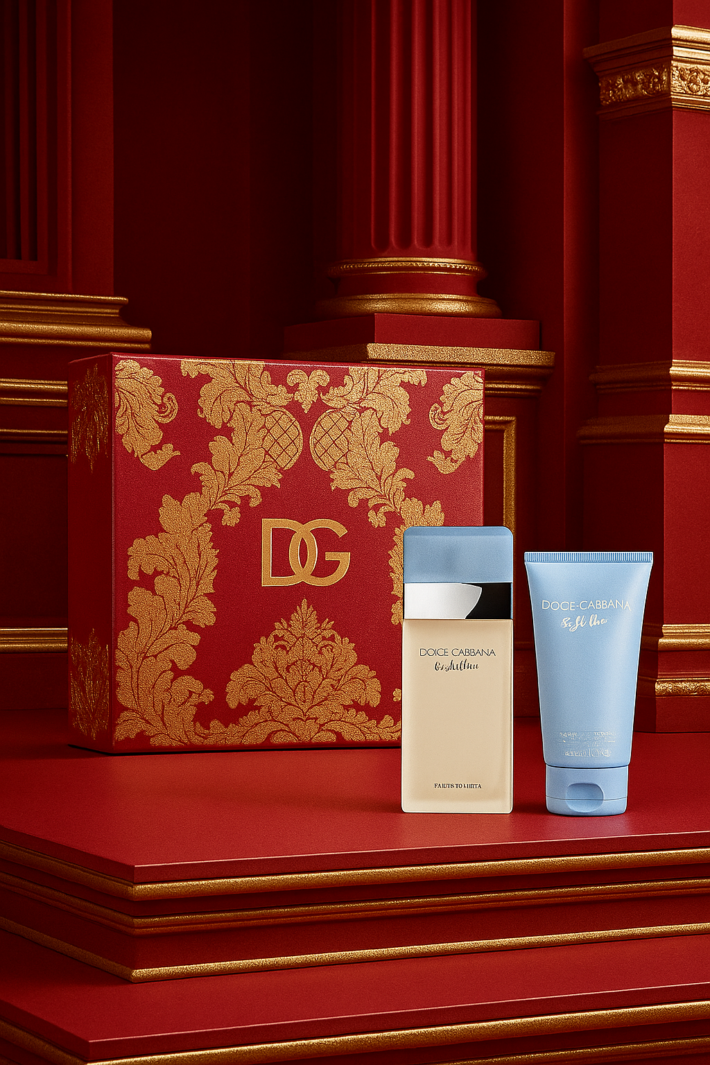 Kit Perfume Dolce & Gabbana® Light Blue Feminino Eau de Toilette 100 ml + Hidratante 50 ml
