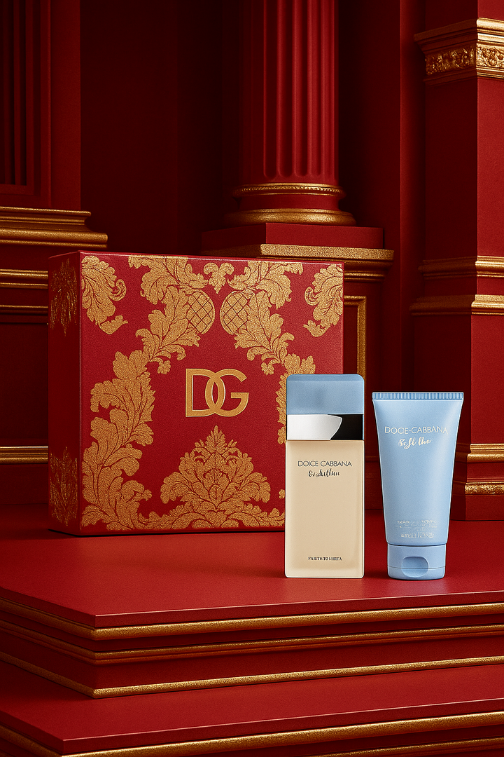 Kit Perfume Dolce & Gabbana® Light Blue Feminino Eau de Toilette 100 ml + Hidratante 50 ml