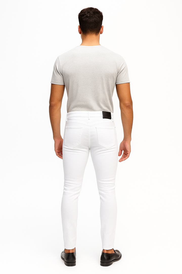 Calça Jeans masculina Branca