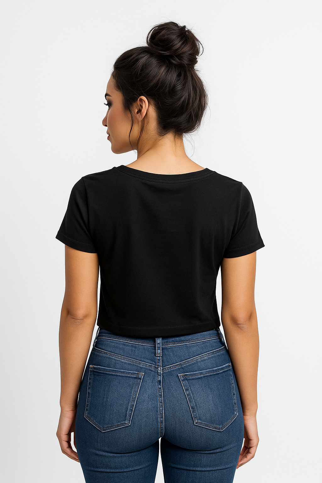 Camiseta Feminina Empório Pit Bull com Logo em Strass