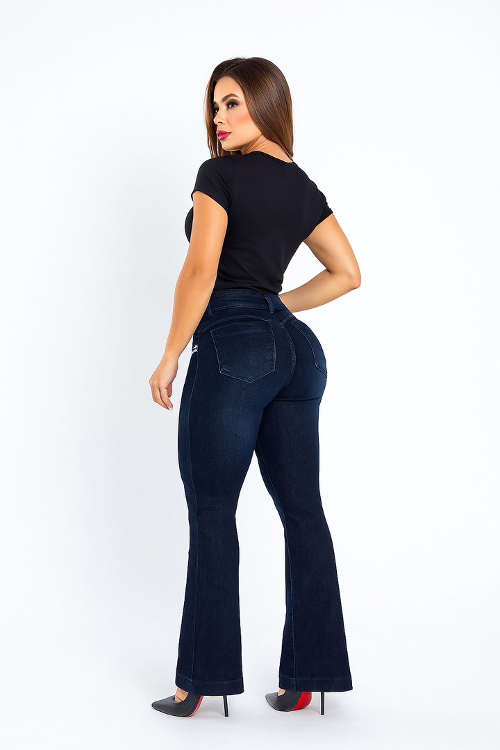 Calça Jeans Reta Feminina Empório Pit Bull Azul