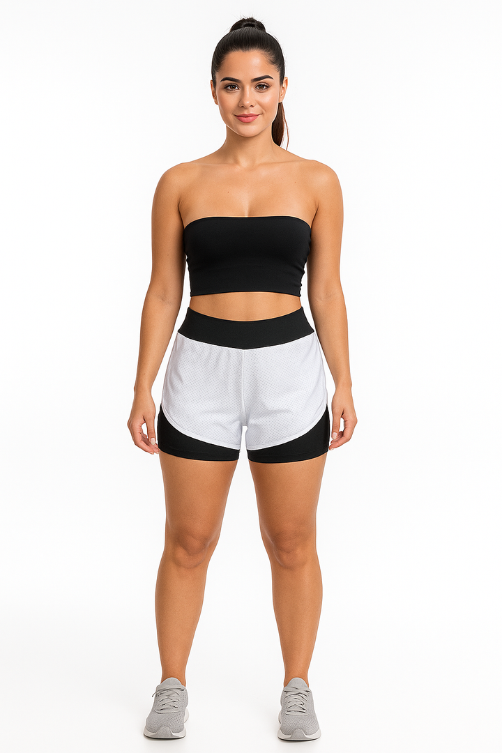 Shorts Duplo Fitness Feminino K2B