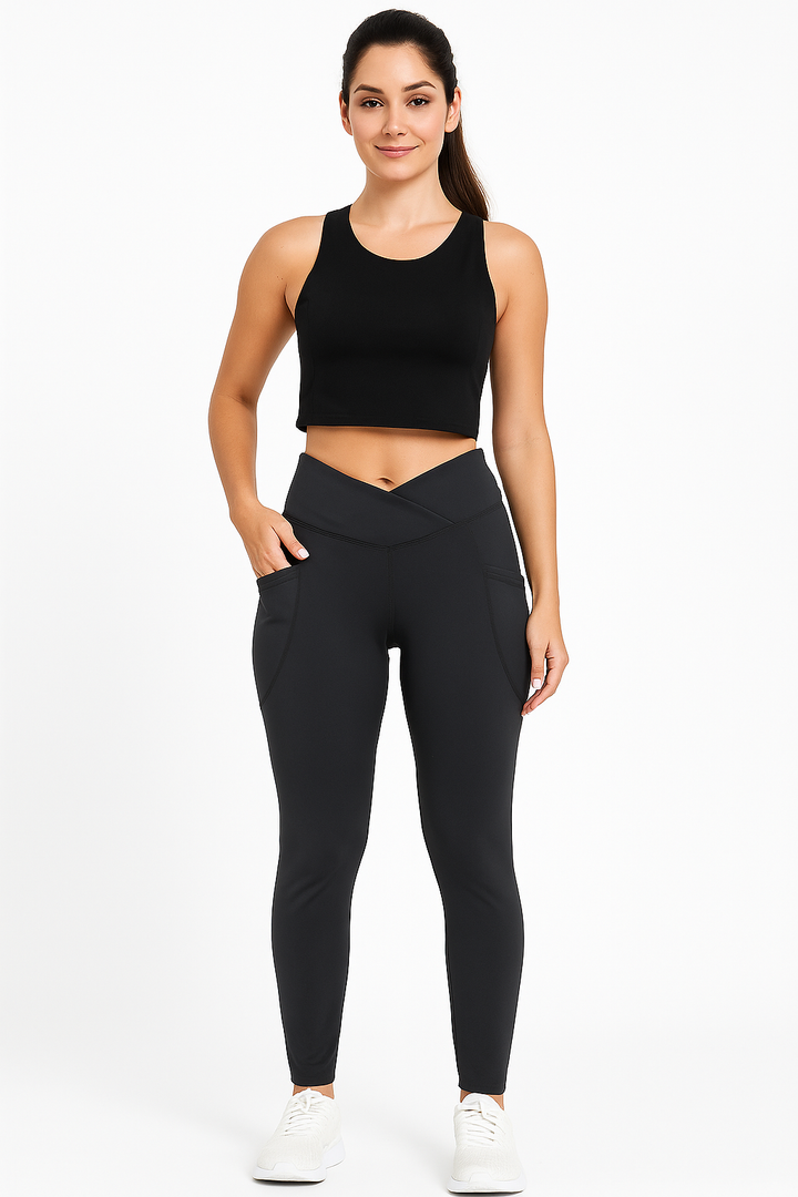 Leon Legging Flare Pocket Feminina