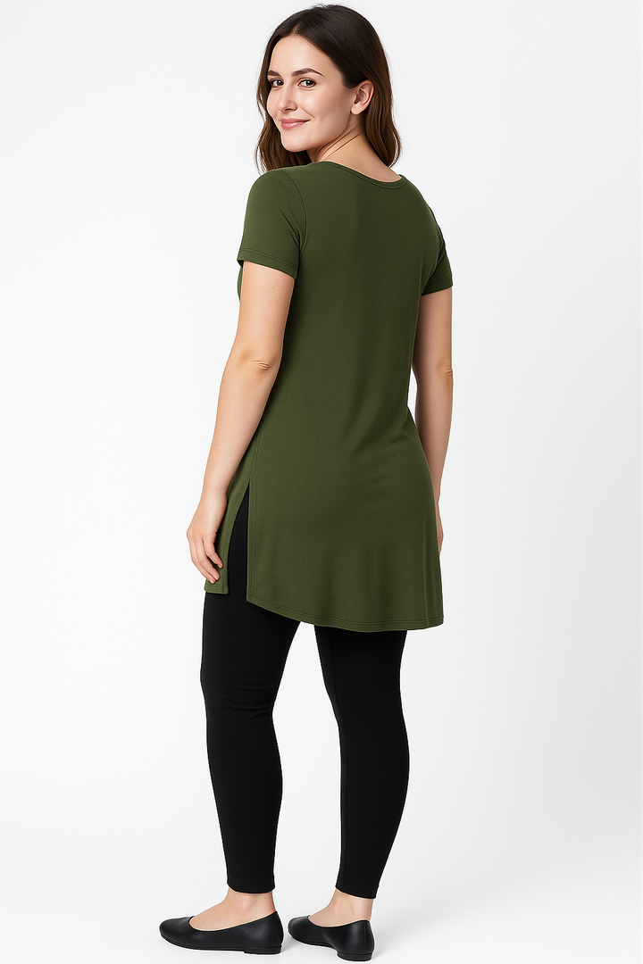 Veste Leg K2B Feminina Alongada Manga Curta