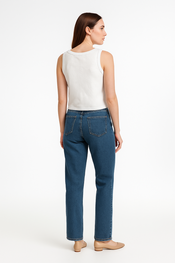 Cropped K2B Feminino Canelado Gola Redonda