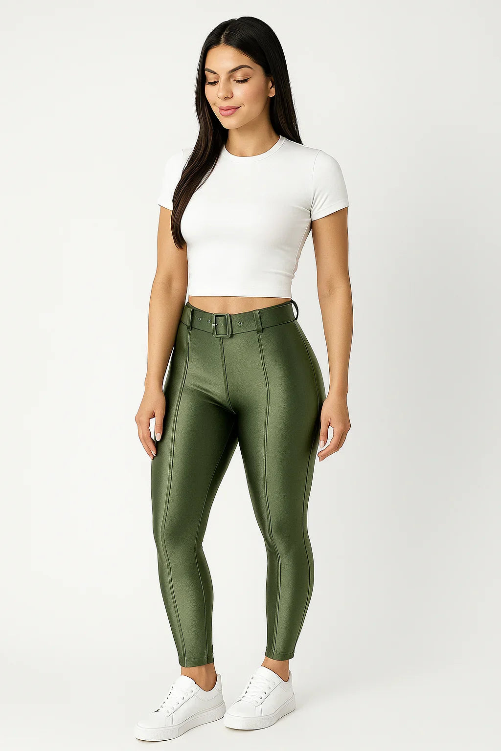 Calça Legging Montaria Cirrê Cinta Modela k2b