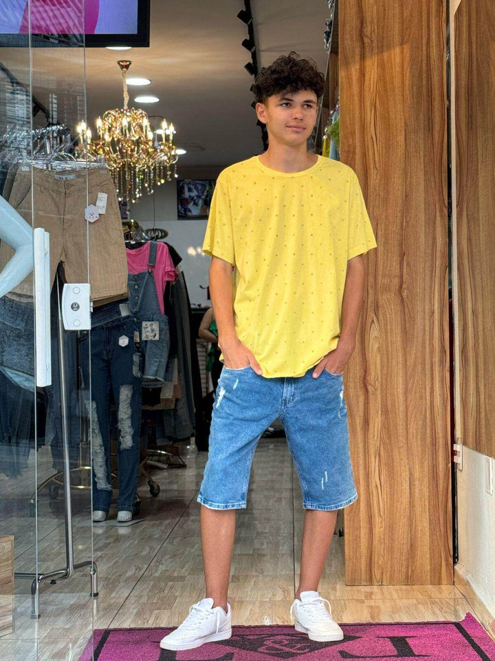 Bermuda Jeans Men Tradicional Leon - Leon Elegance