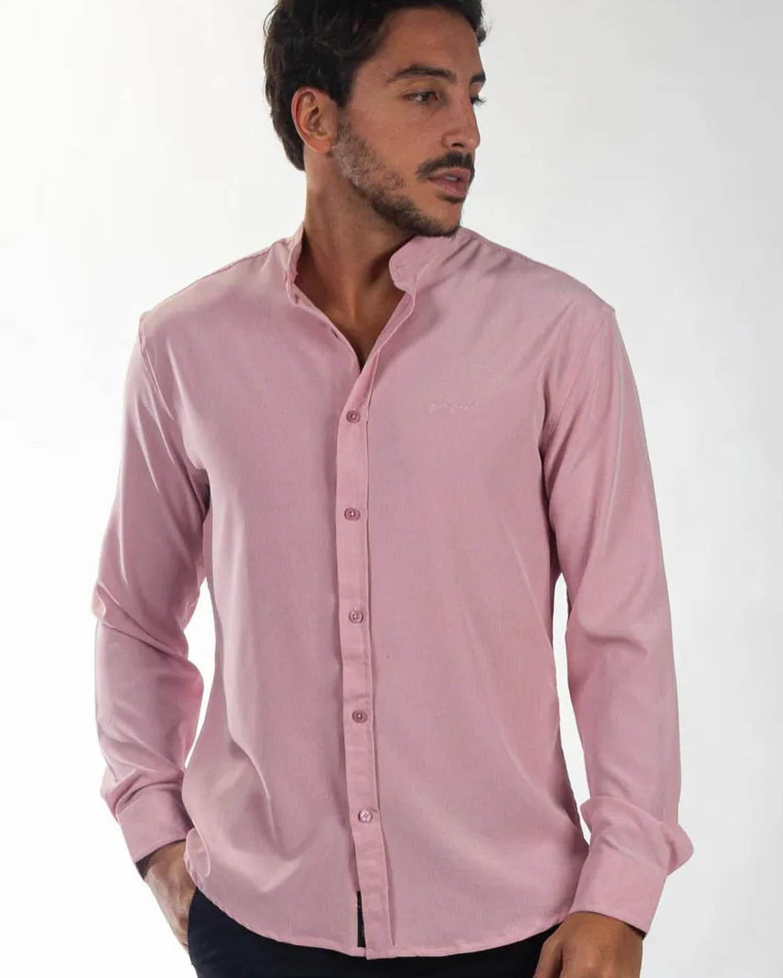 Camisa Manga Longa Gola Italiana Leon - Leon Elegance