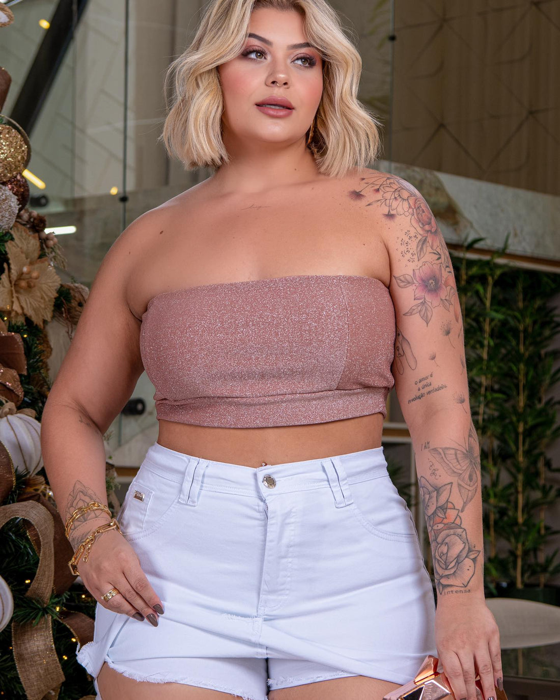 Saia Jeans Preta FoFinha