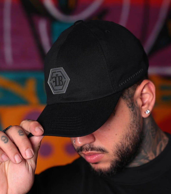 Boné Dad Hat Borracha Fb Preto Leon - Leon Elegance