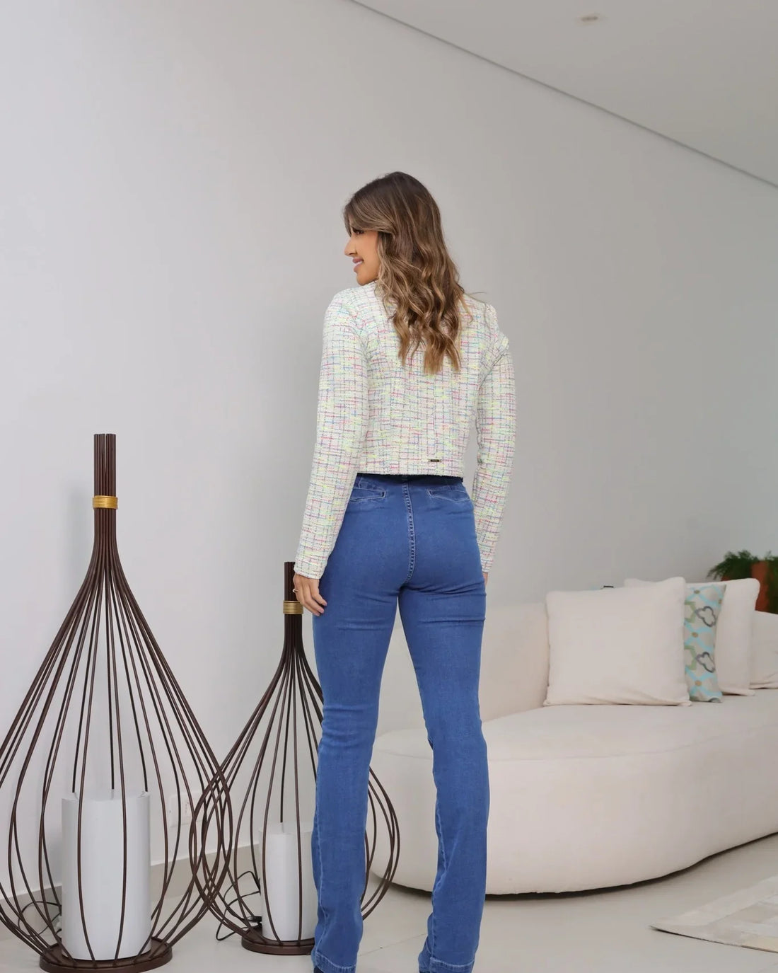 Casaquinho Tweed Klepton Feminino