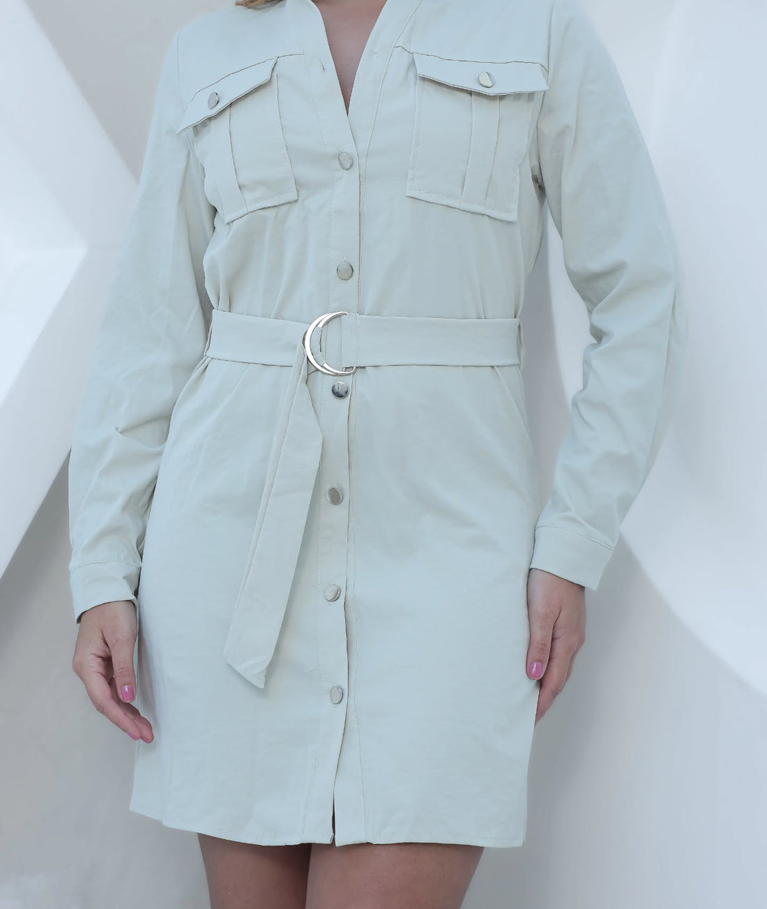 Vestido Chemise com Cinto