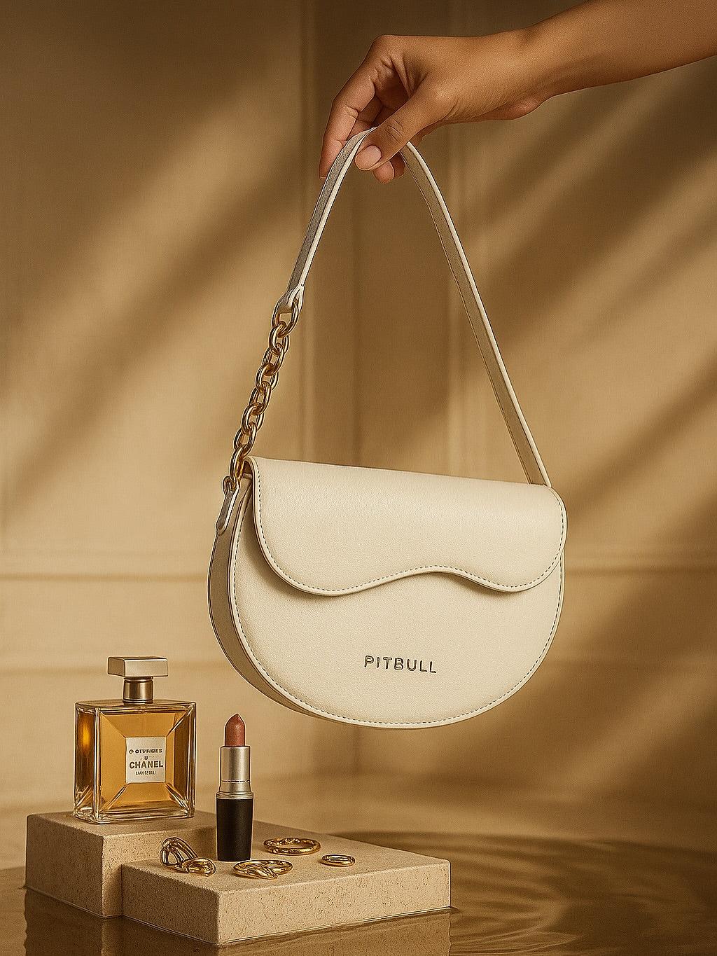 Bolsa Feminina  Corrente Dourada Pit Bull