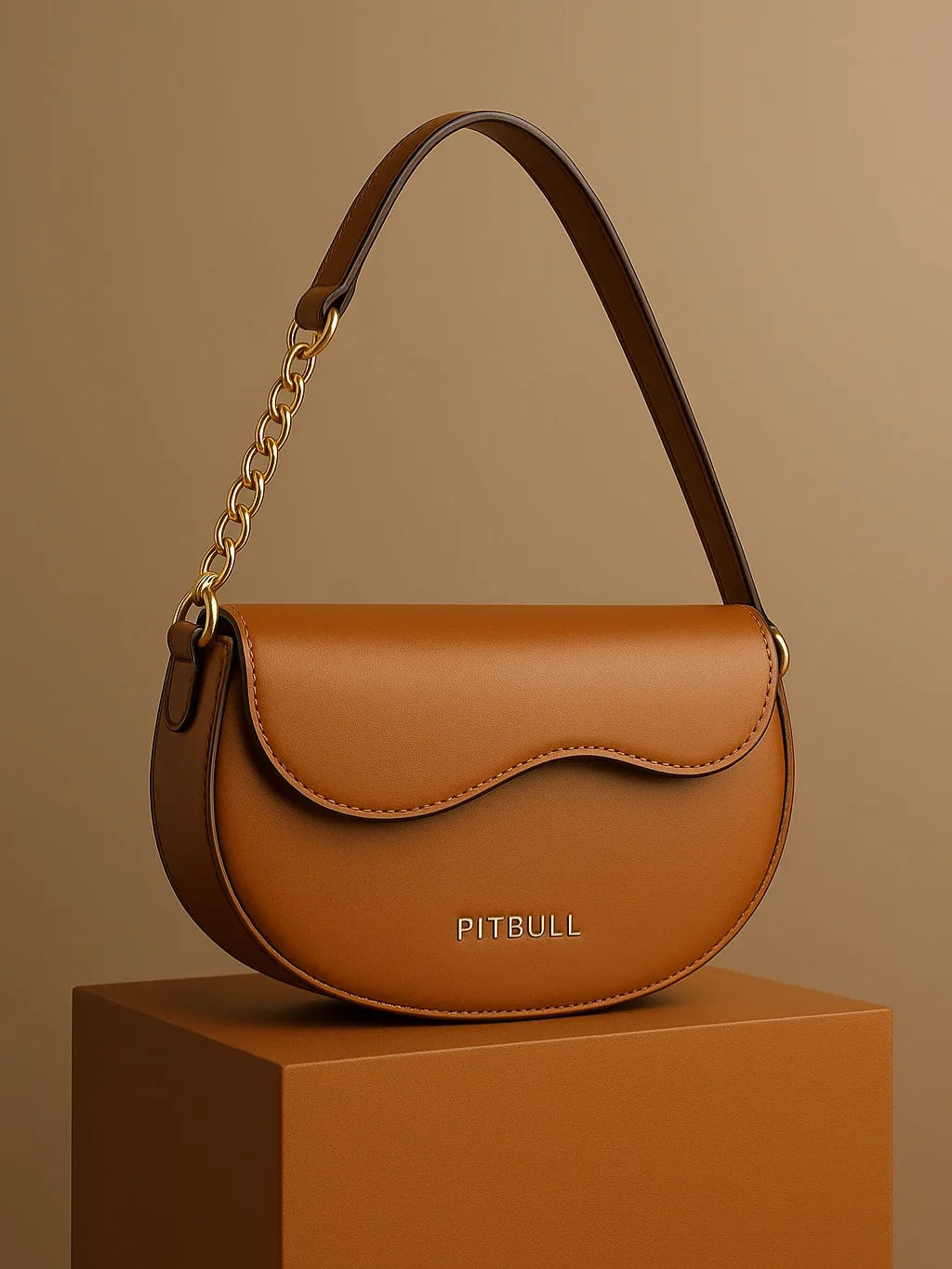 Bolsa Feminina  Corrente Dourada Pit Bull