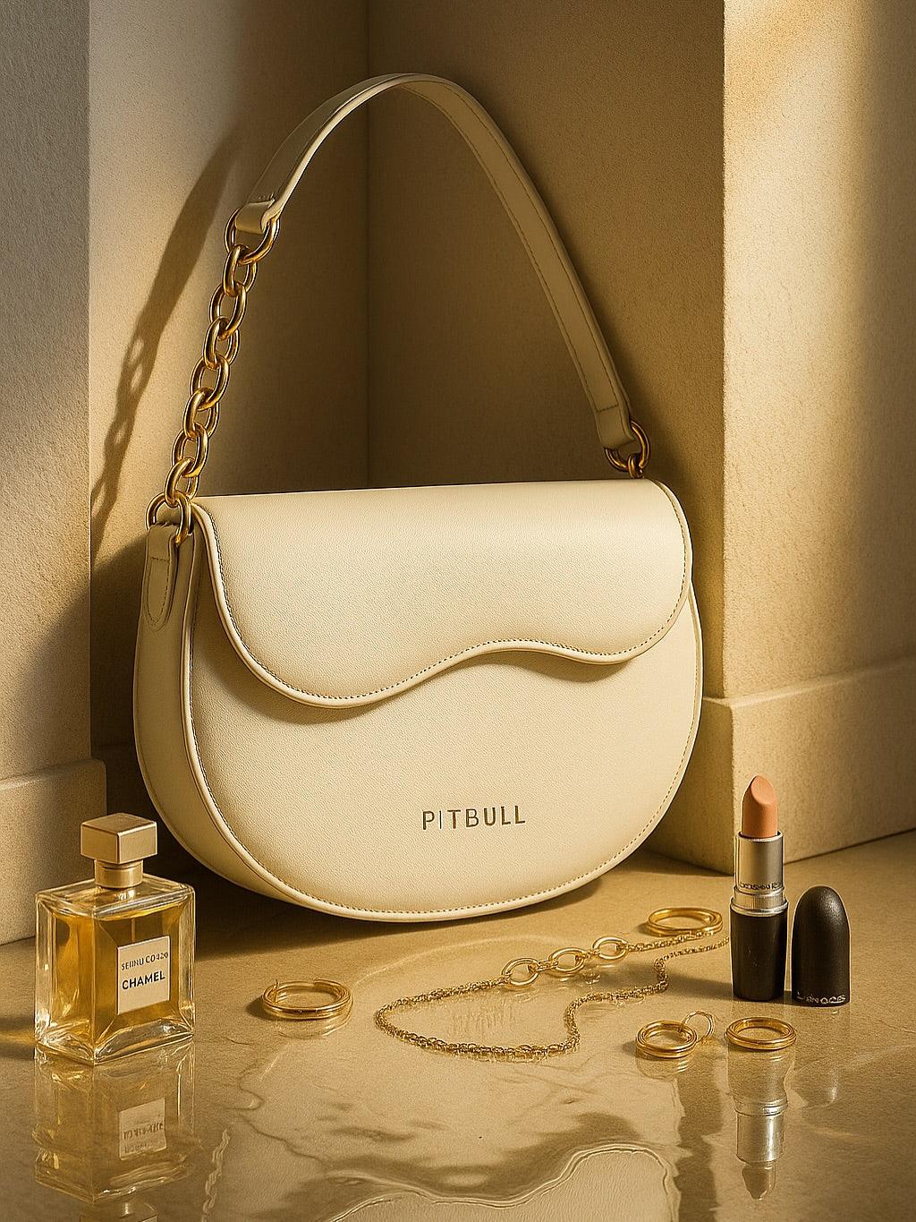 Bolsa Feminina  Corrente Dourada Pit Bull