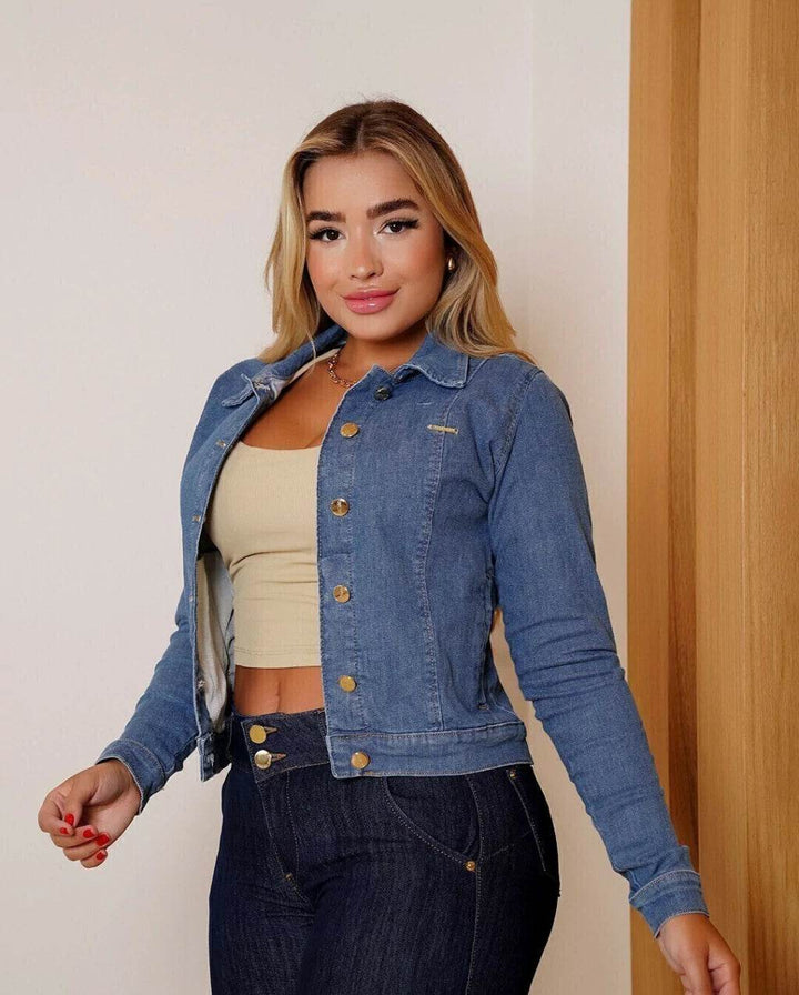 Jaqueta Jeans Urban Femme Leon - Leon Elegance