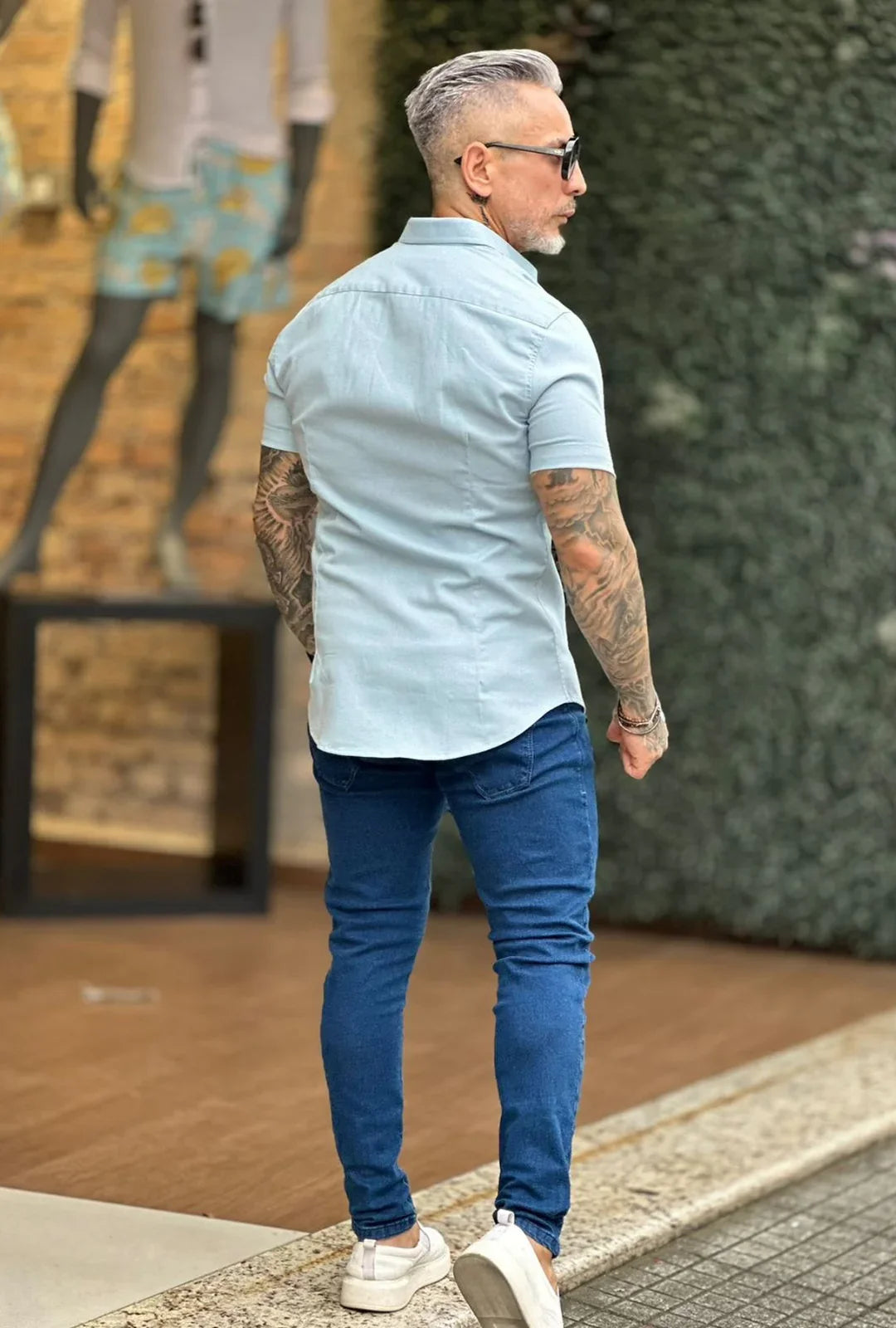 Calça Jeans Men All Blue Leon