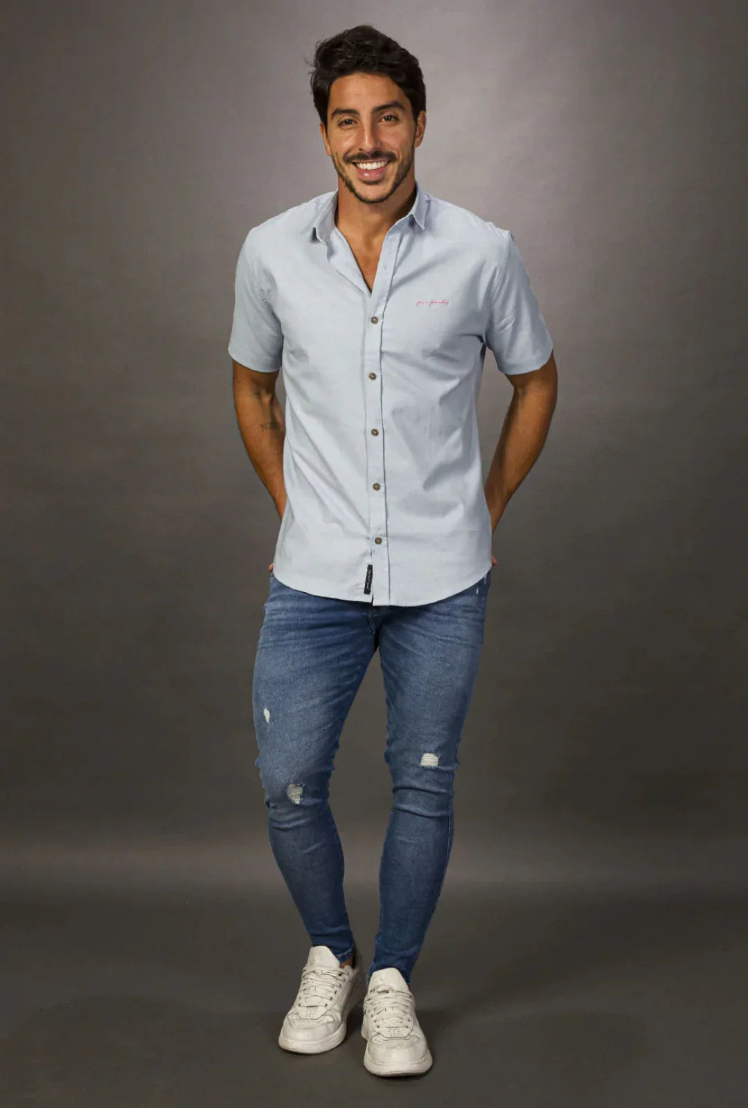 Calça Jeans Skinny Skyblue Leon